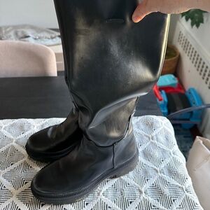 H&M Black knee high boots